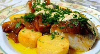 Bacalhau ao Vinho do Porto – Prato requintado e saudável.