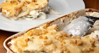 Receita de Bacalhau ao Creme Gratinado