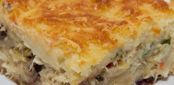 Receita de Bacalhau ao forno da Vó Maria