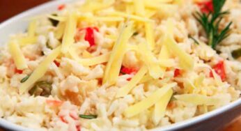 Receita de Arroz Cremoso com Bacalhau