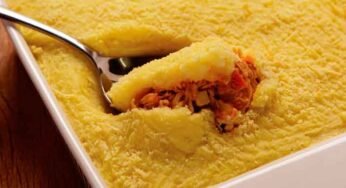 Receita de Escondidinho de Bacalhau e Cará