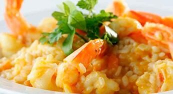 Risoto de Bacalhau com Molho de Tomate