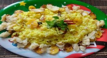 Receita de Arroz de Bacalhau com Banana