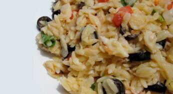 Receita de Risoni de Bacalhau com Azeitona