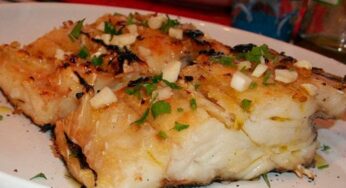 Bacalhau Grelhado com Azeite de Coentro