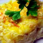 Receita de Lascas de Bacalhau com Espinafre e Nozes