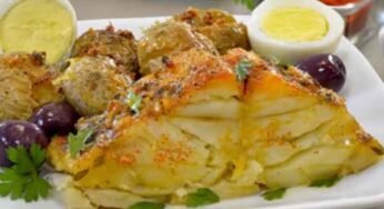 Bacalhau ao Forno com Batatas ao Murro Tradição Portuguesa