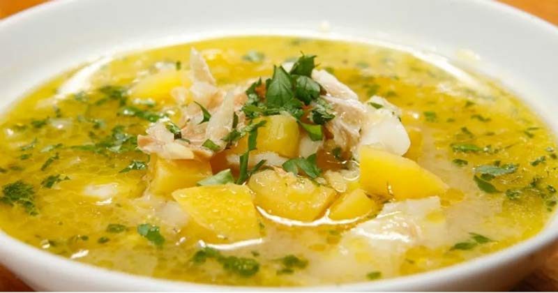 Receita de caldo de bacalhau