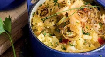 Receita de Tigelinha de Bacalhau com Mandioca Cozida na Pressão