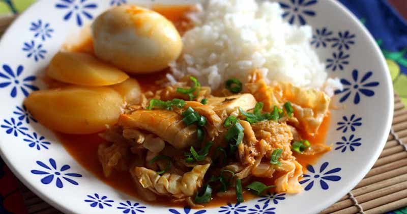 Bacalhau ao leite de coco fresco