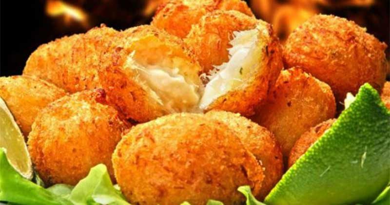 Receita de bolinho de bacalhau com aipim