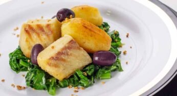 Receita de bacalhau com couve manteiga