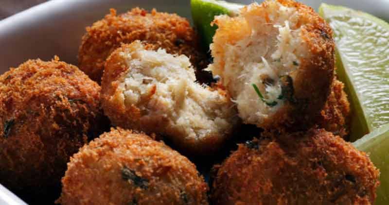 Receita de bolinho de bacalhau assado