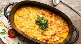 Moqueca de Bacalhau Rápida com Gengibre
