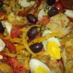 Bacalhau com Batatas e Tomates Maduros
