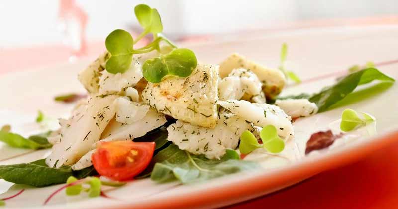 Salada de Bacalhau com Alcachofra