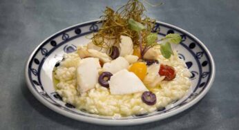 Risoto de Bacalhau com Confit de Tomates – Bacalhau Confitado