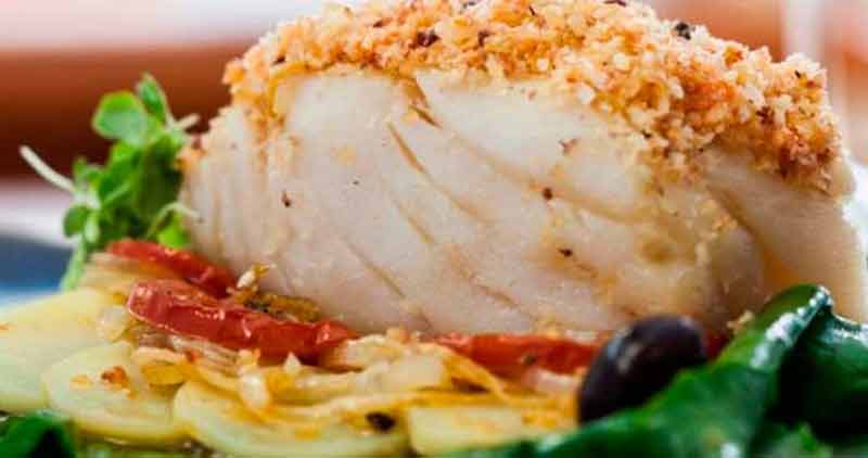 Lombo de Bacalhau de Forno ao Leite