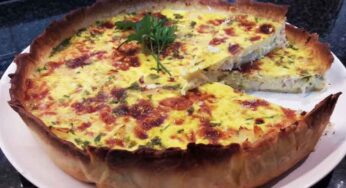 Quiche de Bacalhau – Como Fazer Quiche de Bacalhau Cremoso