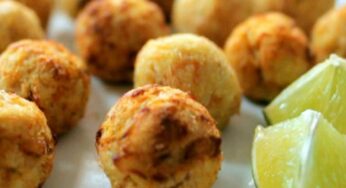 Bolinho de Bacalhau Assado no Forno