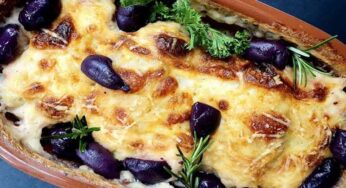 Bacalhau com Natas e Azeitonas Pretas – Bacalhau com Natas de Forno