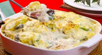 Bacalhau de Natal com Molho Béchamel