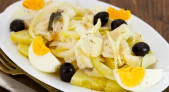 Bacalhau de Páscoa Simples com Batata