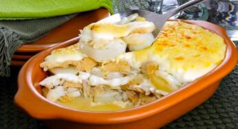 Bacalhau de Páscoa ao Creme Gratinado