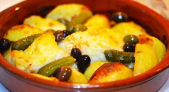 Receita de Bacalhau com Batata no Forno