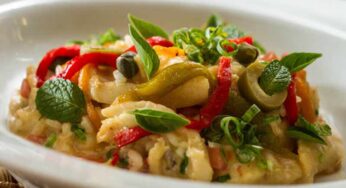 Risoto de Bacalhau com Parmesão