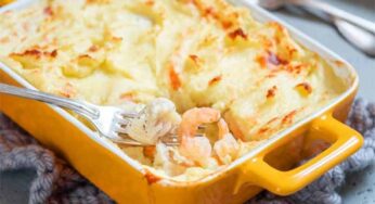 Bacalhau de Forno com Camarão Gratinado