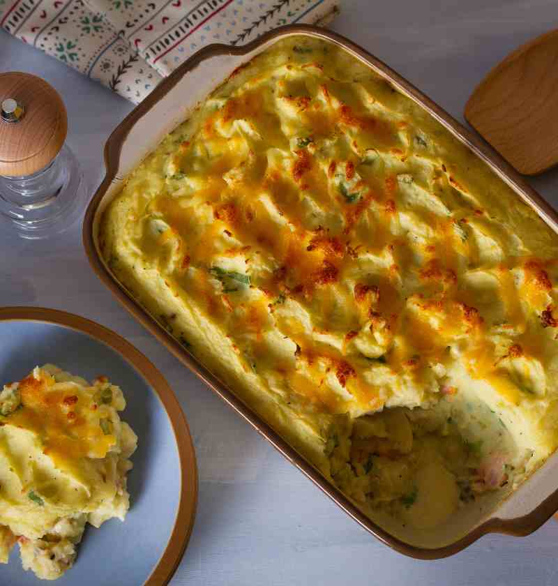 Receita de Bacalhau Cremoso Gratinado