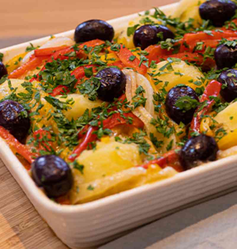 Bacalhau com Batatas e Pimentão