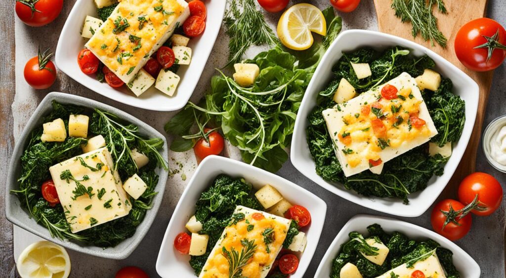 acompanhamentos para bacalhau com espinafres e queijo