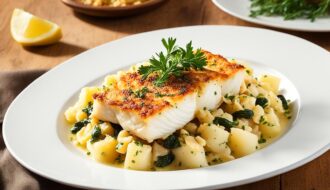 bacalhau com grão de bico tradicional