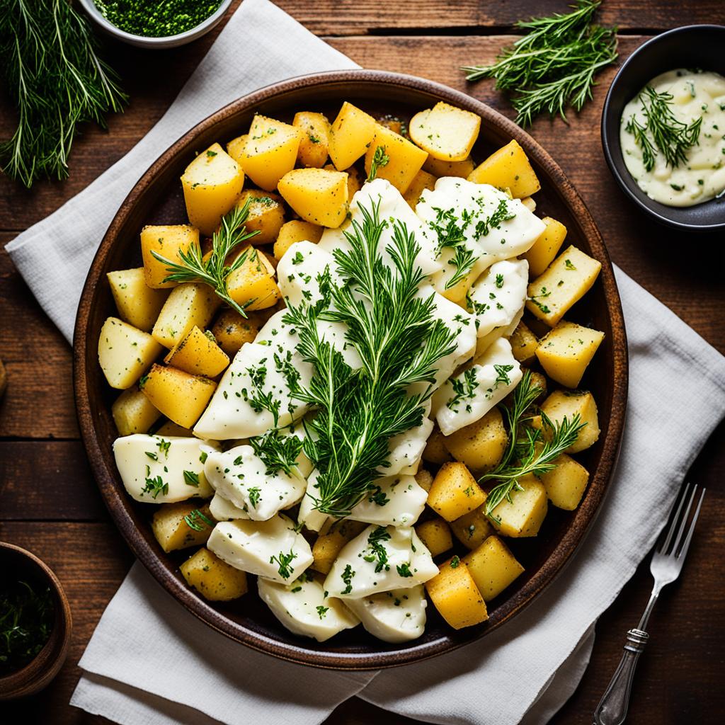 bacalhau e batatas