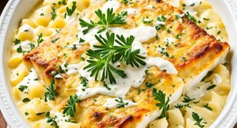 Bacalhau no Forno com Creme de Leite: Sabor Cremoso