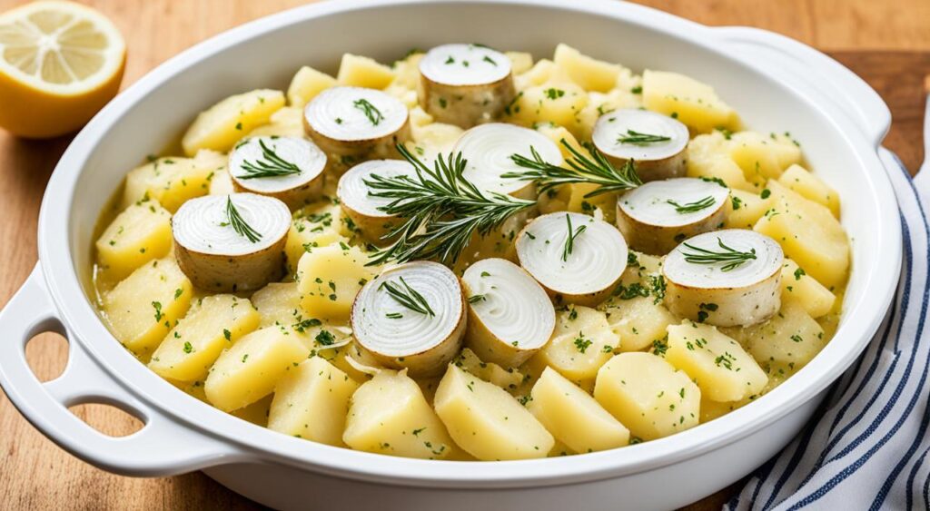 preparo do bacalhau com natas