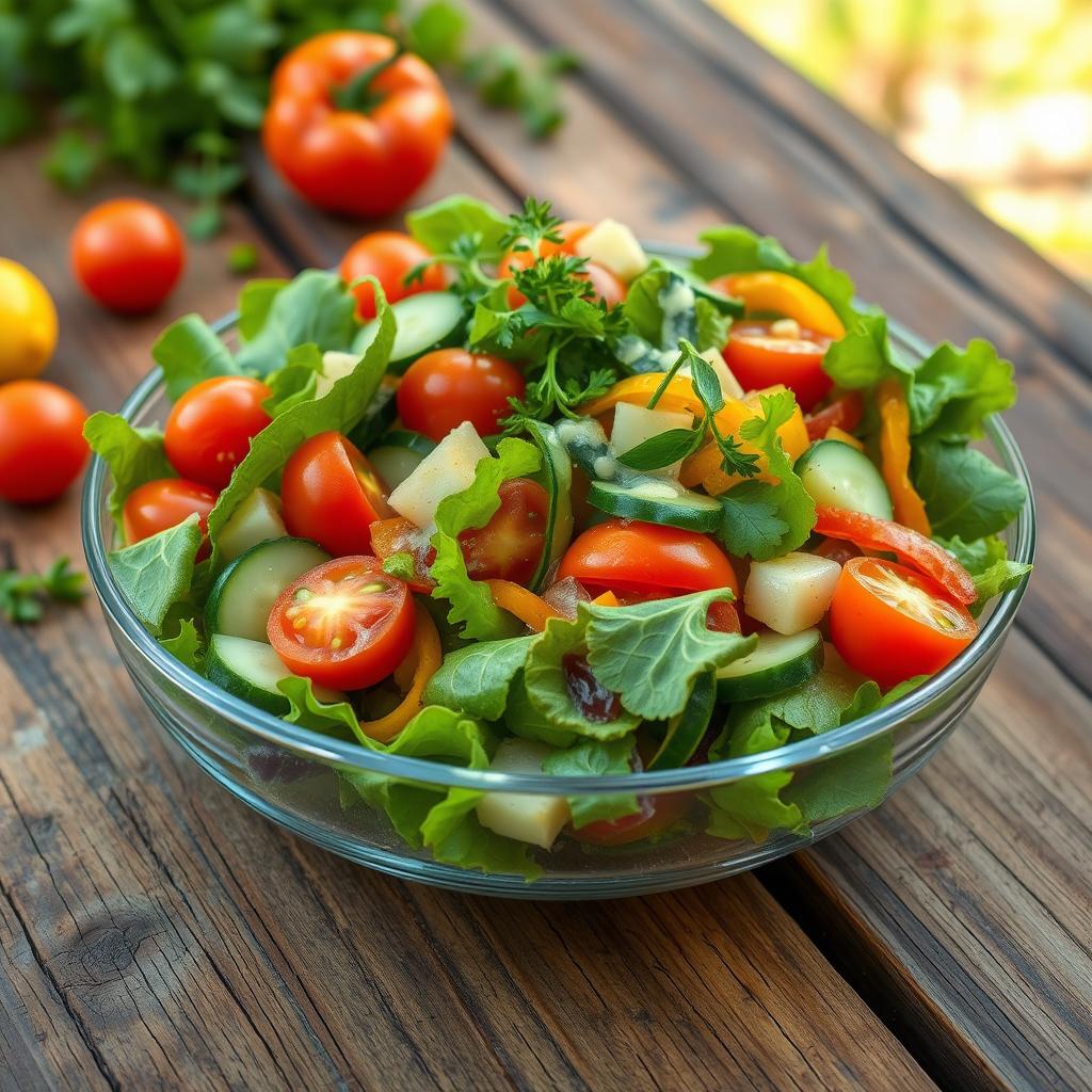 Salada refrescante