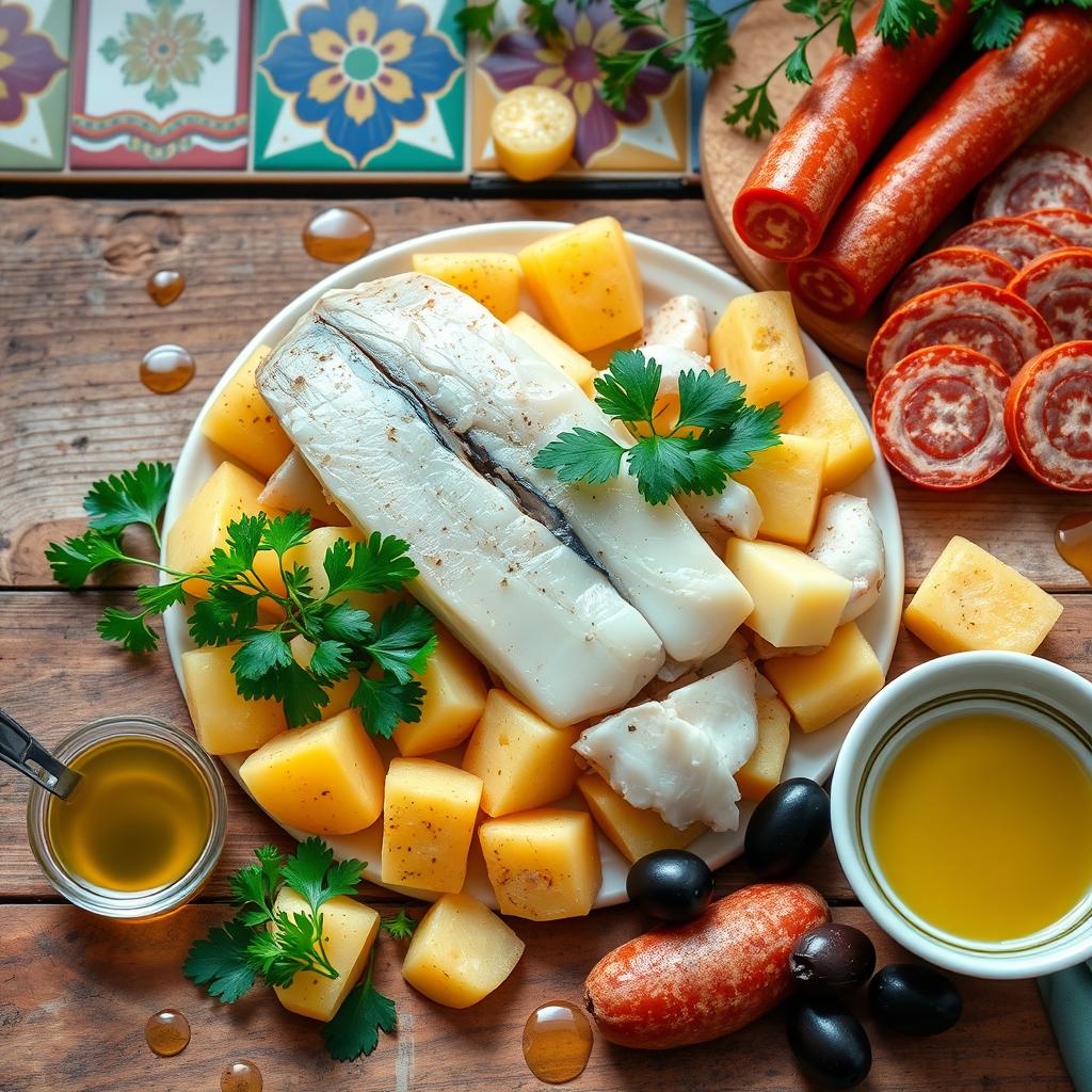 bacalhau à portuguesa ingredientes