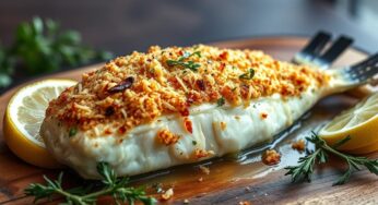 Bacalhau ao Forno com Crosta de Parmesão e Alho: Delícia Crocante