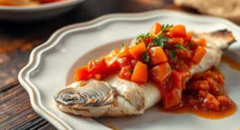 Bacalhau ao Molho de Laranja e Pimentão Vermelho: Receita Diferente e Saborosa