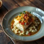 Bacalhau com Molho de Iogurte e Hortelã: Leve e Refrescante