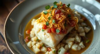 Bacalhau com Farofa Crocante de Cebola e Bacon: Irresistível e Crocante