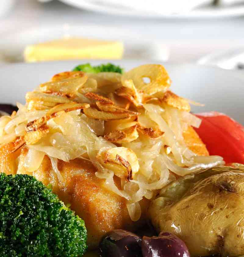 Bacalhau à Lagareiro com Batatas e Brócolis