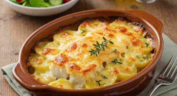 Bacalhau Gratinado com Queijo e Batata: Uma Explosão de Sabores e Tradição