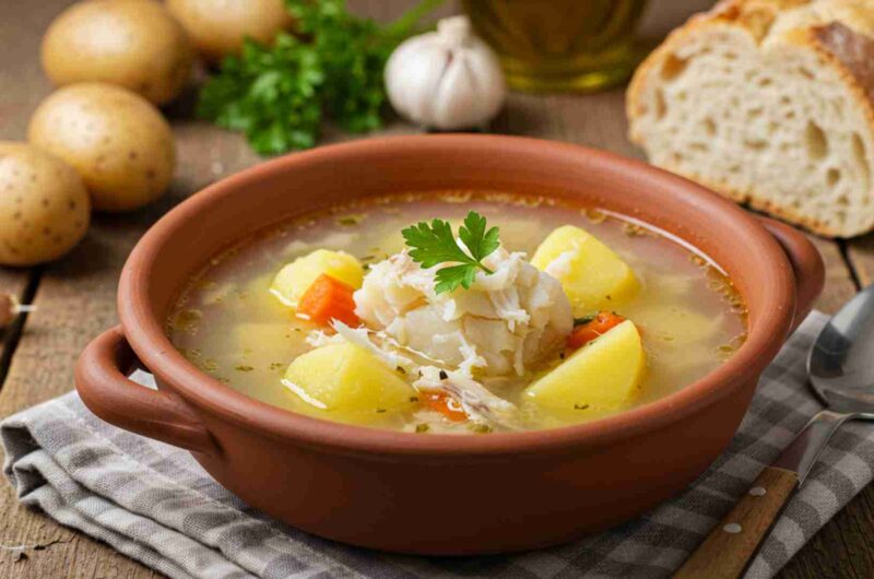 Sopa de Bacalhau com Batata: Uma Conexão de Sabores Reconfortantes