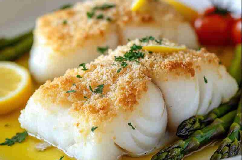 Bacalhau com Crosta de Parmesão e Limão: Receita Refrescante e Crocante